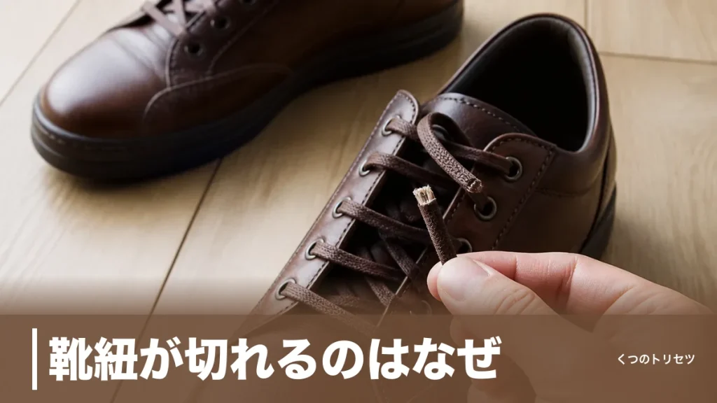 靴紐が切れるのはなぜ？原因・応急処置・切れにくい紐への交換方法まで解説のアイキャッチ画像