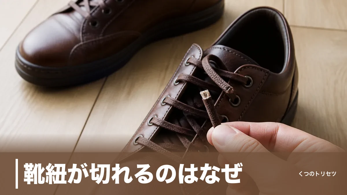 靴紐が切れるのはなぜ？原因・応急処置・切れにくい紐への交換方法まで解説のアイキャッチ画像