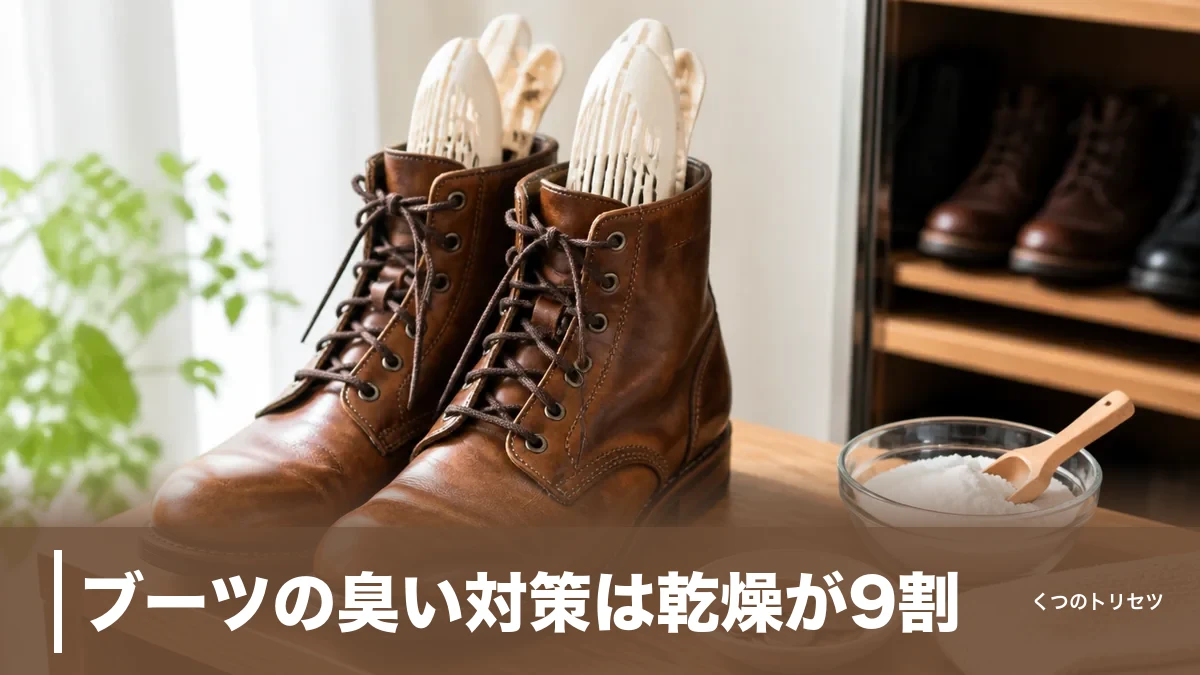 ブーツの臭い対策は乾燥が9割｜雑菌を断つ消臭ステップと予防のコツのアイキャッチ画像