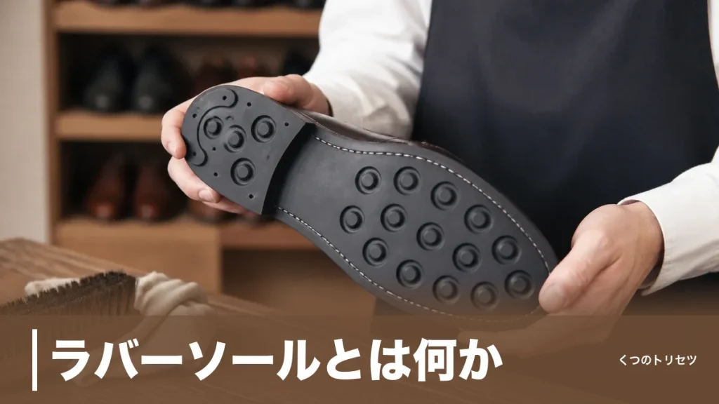 ラバーソールとは何か｜ゴム底5種類の違いと寿命・張替え費用を靴店員が解説のアイキャッチ画像