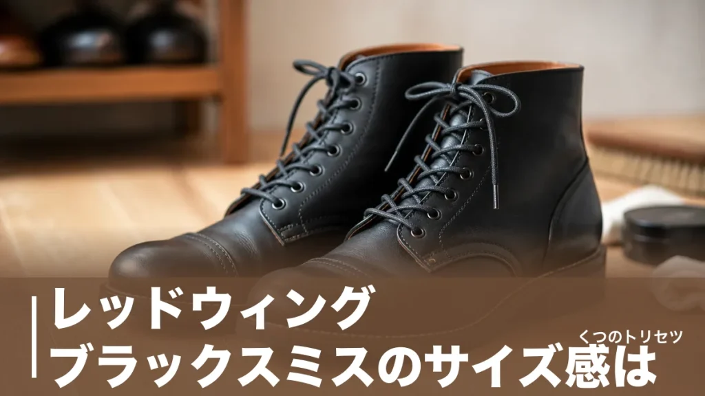 レッドウィング ブラックスミスのサイズ感は？3343と3345の違いを店員が解説のアイキャッチ画像