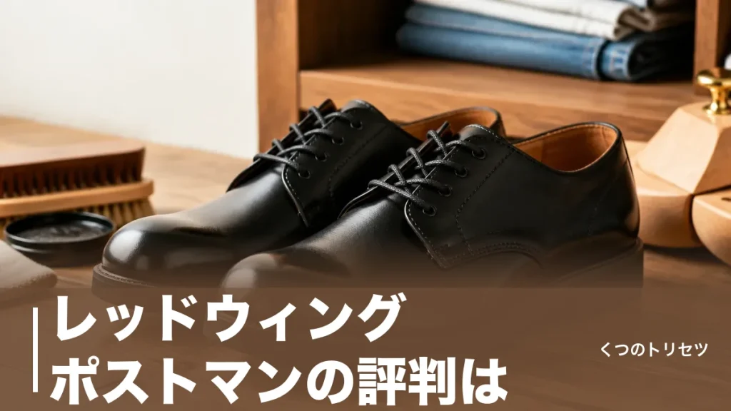 レッドウィング ポストマンの評判は？サイズ感・欠点・経年変化まで正直レビューのアイキャッチ画像