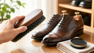 靴ブラシは洗う？洗わない？馬毛・豚毛で違う正解と失敗しない乾かし方までのアイキャッチ画像