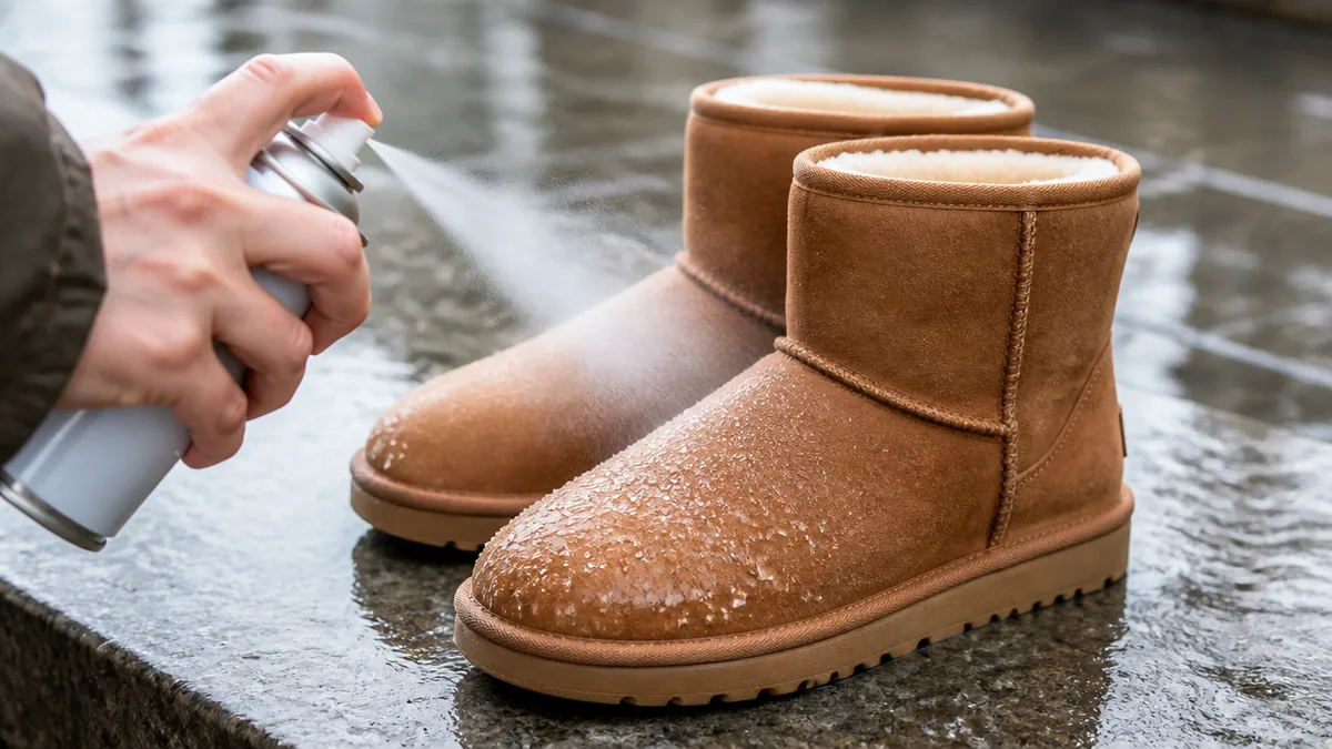 UGGに防水スプレーはなぜ必須？濡らすと起きる3つのトラブルの解説画像