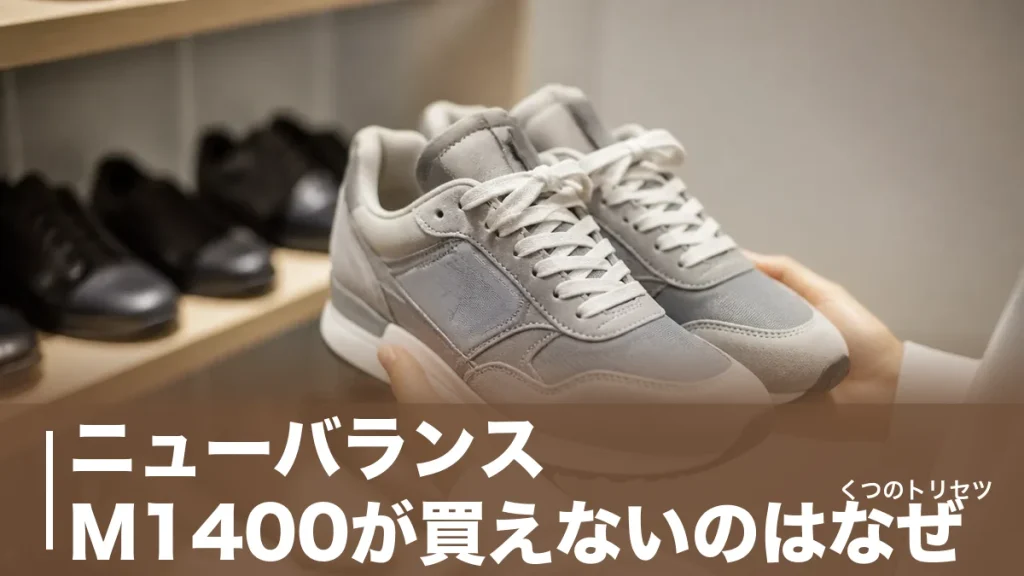 ニューバランス M1400が買えないのはなぜ？廃盤の真相とサイズ感・代わりの4足のアイキャッチ画像