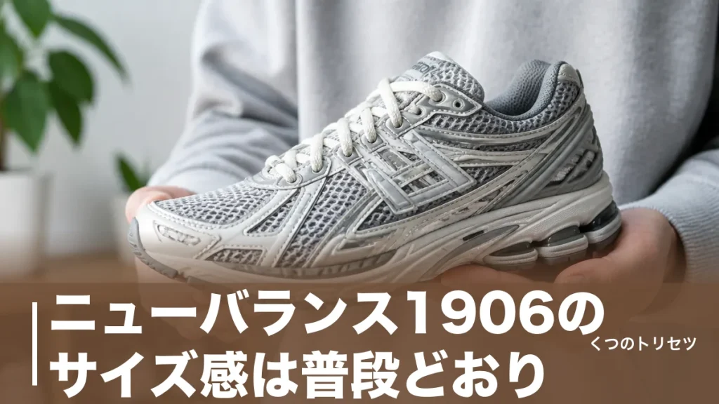 ニューバランス1906のサイズ感は普段どおり？1906Rと1906Lで0.5cm違う理由のアイキャッチ画像