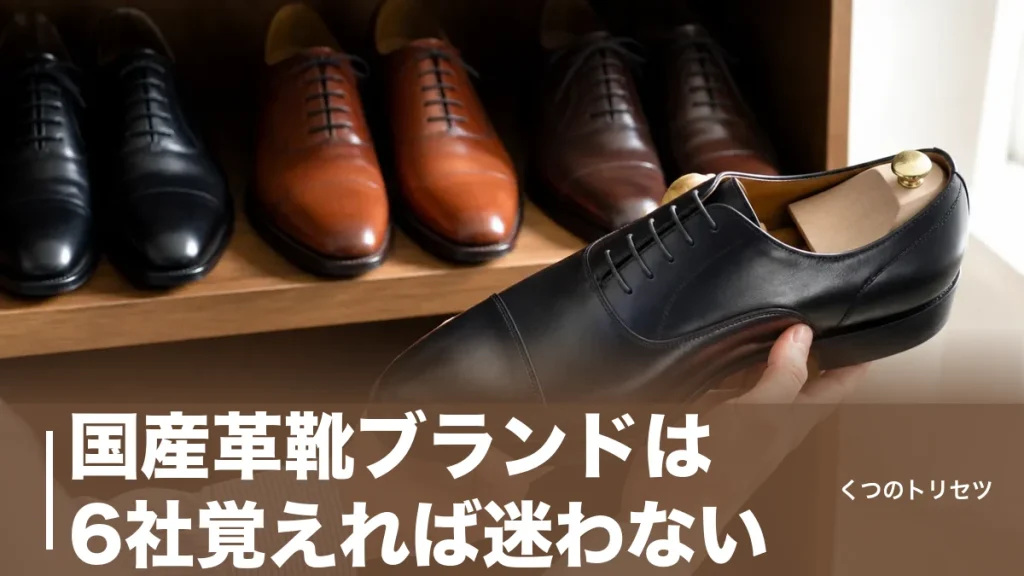 国産革靴ブランドは6社覚えれば迷わない｜日本人の足に合う理由と価格差の正体のアイキャッチ画像