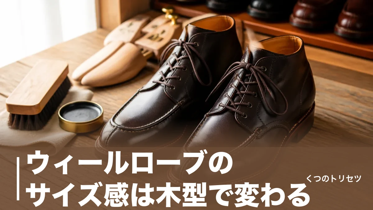 ウィールローブのサイズ感は木型で変わる？1228と314の違いと定番13型を解説のアイキャッチ画像