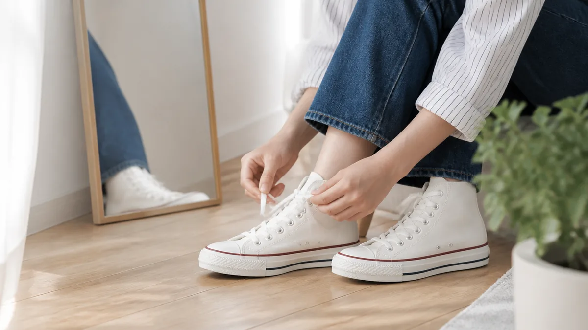 履きこなしを変える3つの手順、順番にやれば印象は変わるの解説画像
